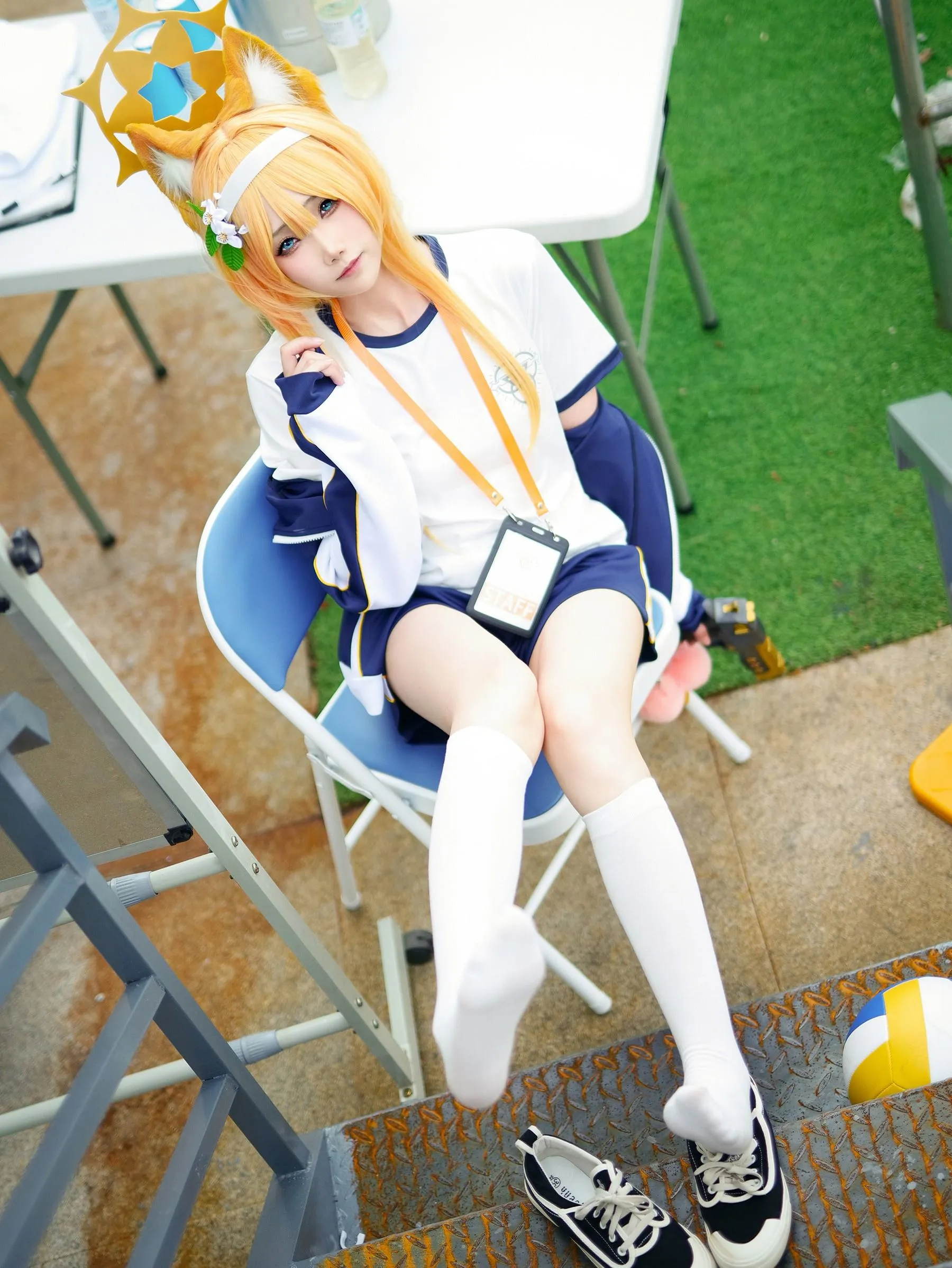 曉美媽 – NO.32 Blue Archive 伊落（体操服） [61P]插图1